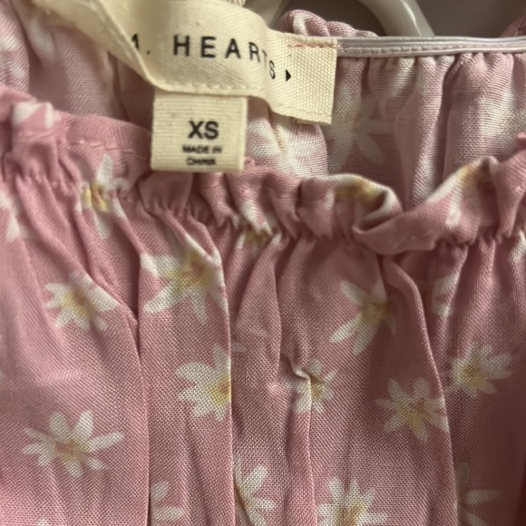 pacsun, L.A hearts- flowy pink flower tank - Picture 4 of 5